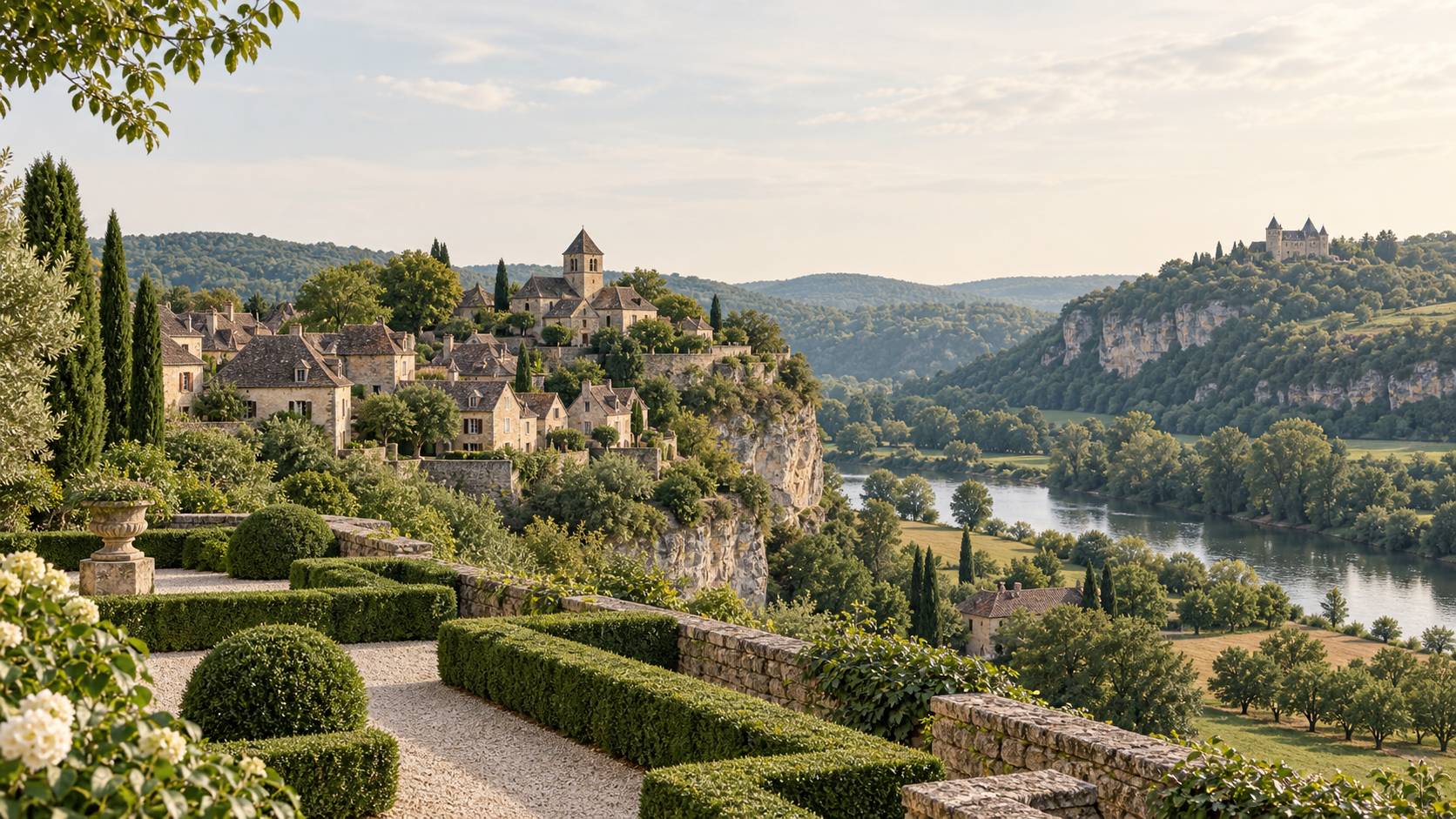 Illustration éditoriale du sujet : Découvrez les merveilles incontournables du Périgord Noir