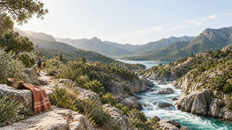 Exploration vivifiante : randonnée au cœur des rapides de la vallée du Prunelli