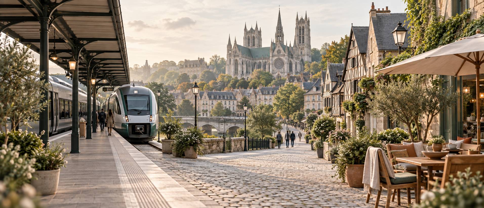 Illustration éditoriale du sujet : Rouen : Découvrez les 10 expériences incontournables à ne pas manquer